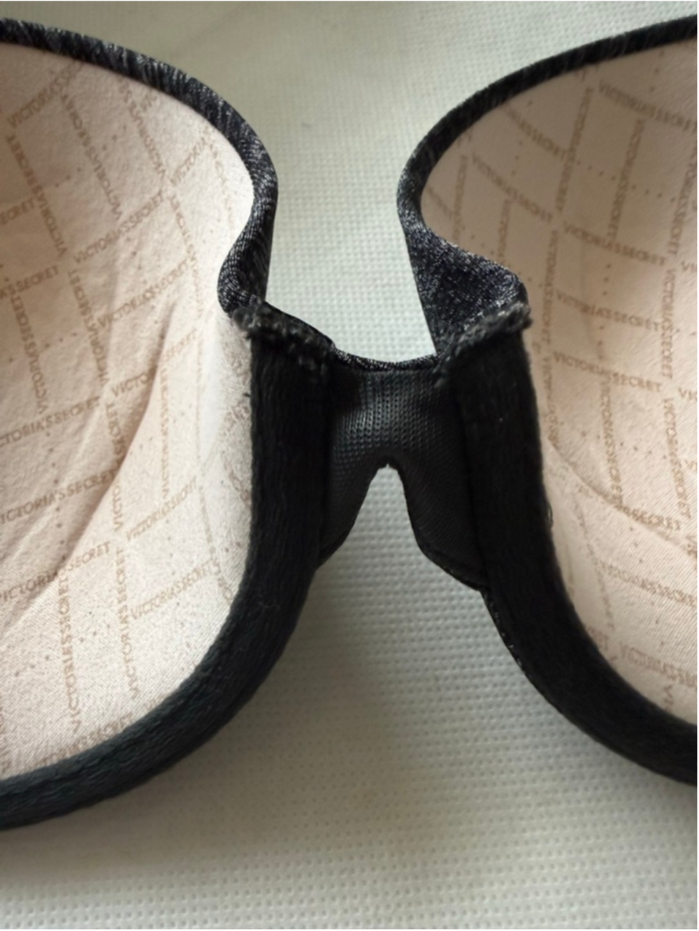 VS Victoria's Secret Padded Perfect Coverage Charcoal Gray Bra Size 34C - Picture 8 of 10